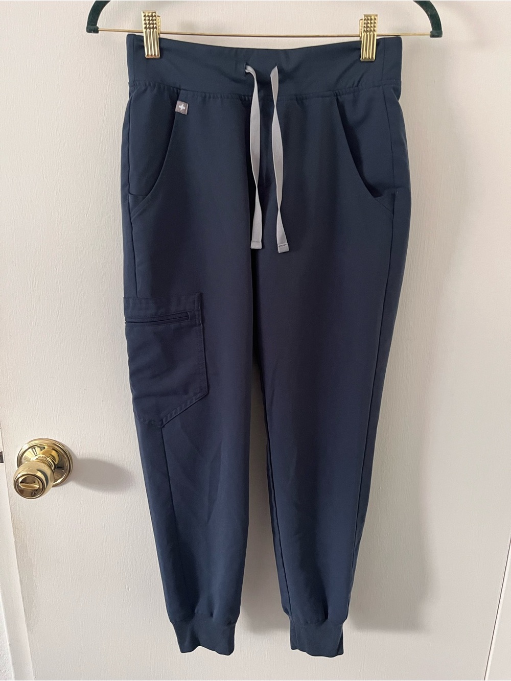 Figs Zamora Jogger Scrub Pants Dark Harbor Blue Medical Nursing XXS/P